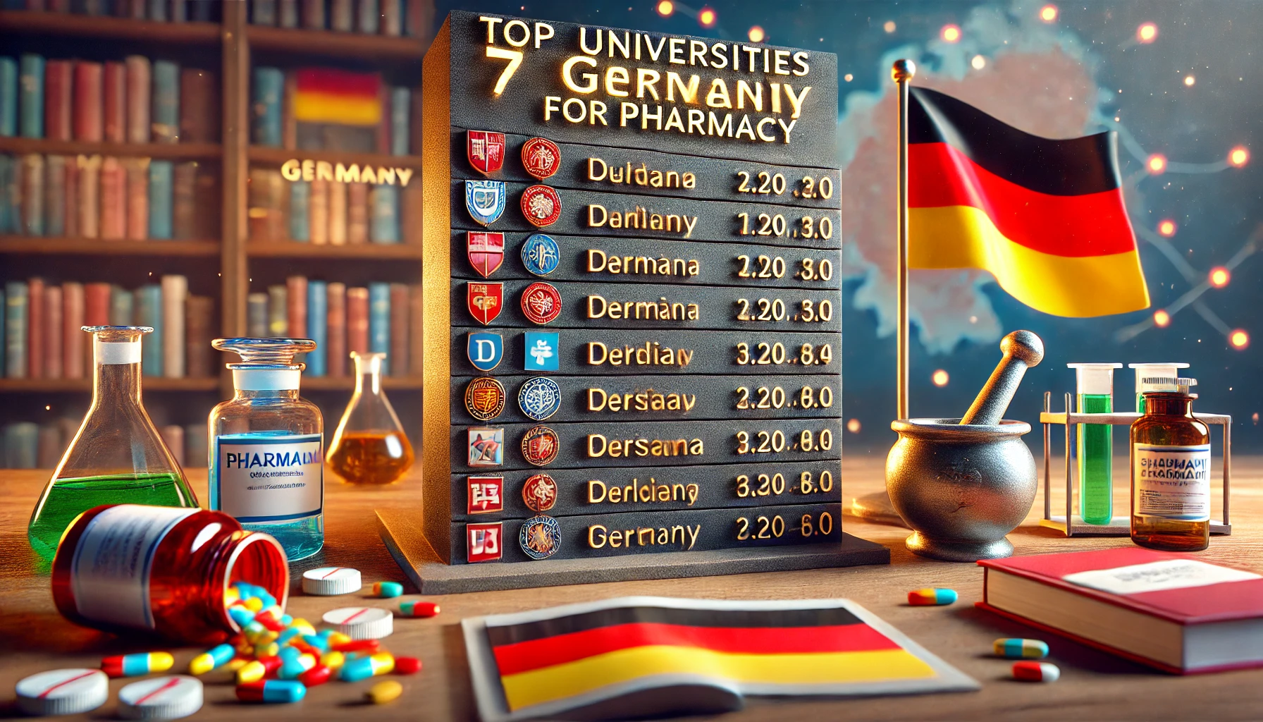 Almanya'da Eczacılık Eğitimi İçin En İyi 7 Üniversite ve Ücretler