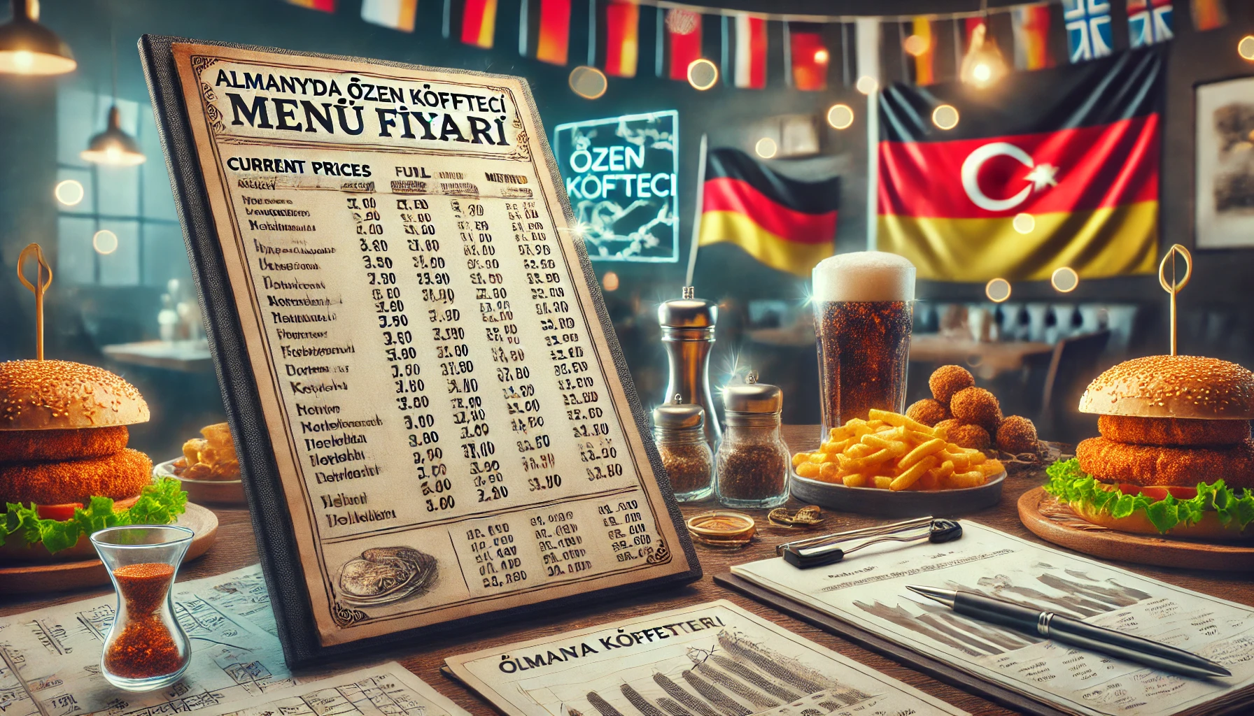 Almanya’da Özen Köfteci Menü Fiyatları: Güncel Bilgiler ve Tam Menü