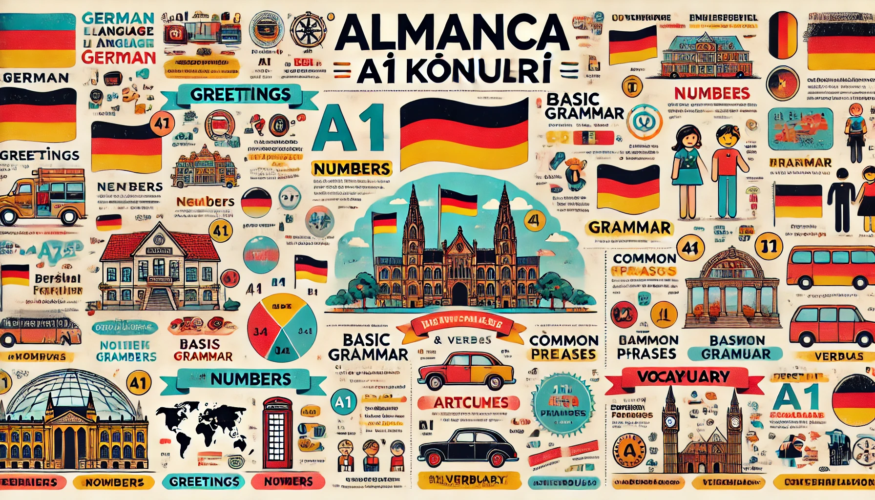 Almanca A1 Konuları: Başlangıç Seviyesi İçin Kapsamlı Rehber