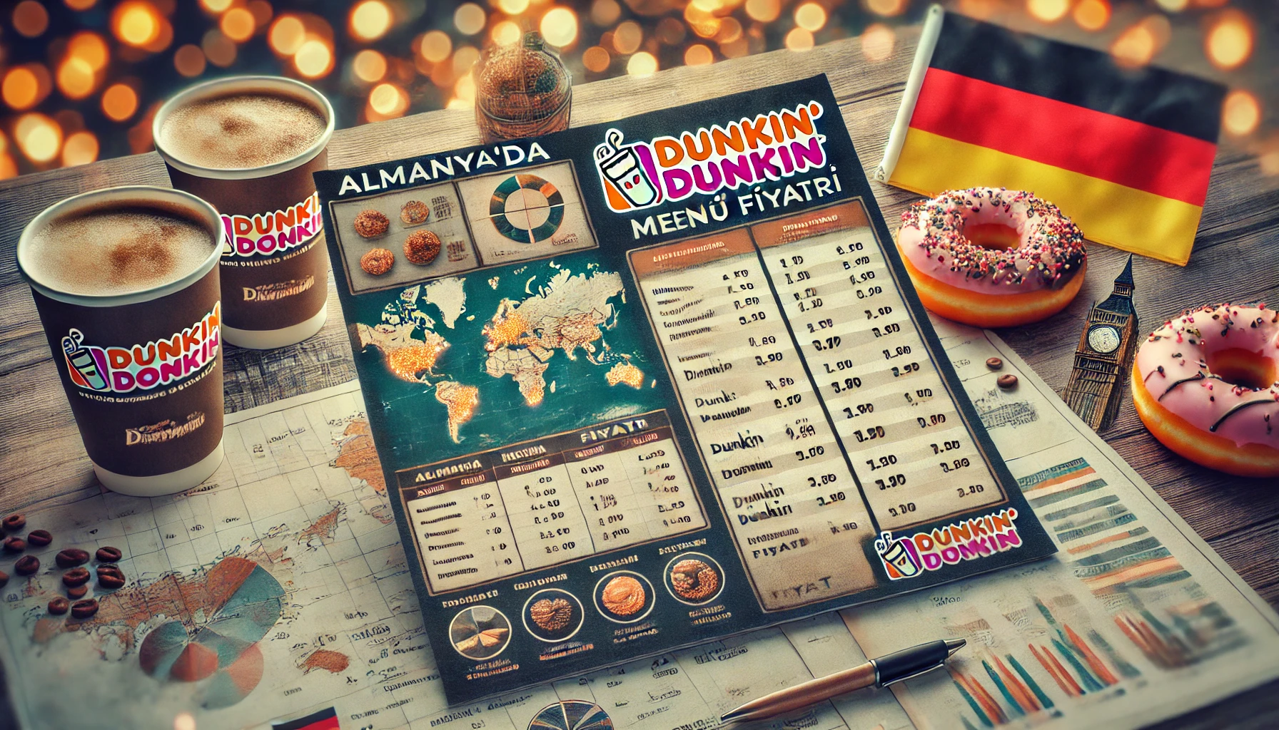 Almanya’da Dunkin’ Menü Fiyatları: Güncel Bilgiler ve Tam Menü