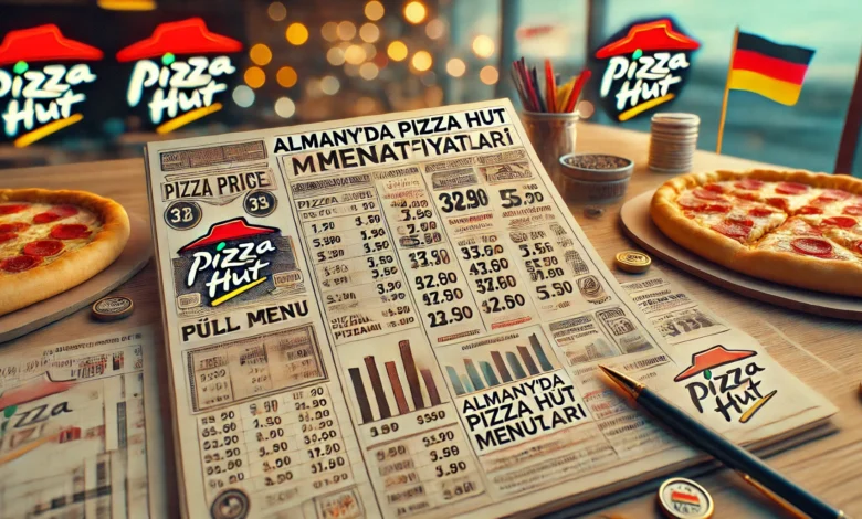 almanya'da Pizza Hut menü fiyatları