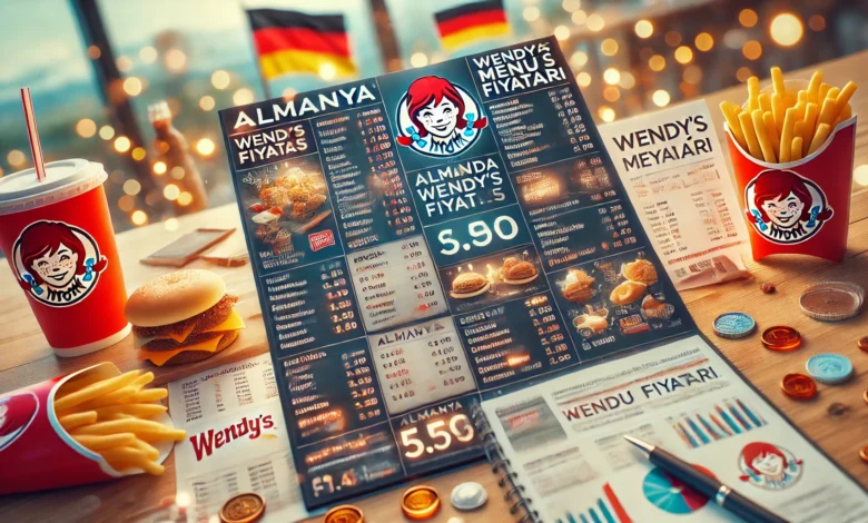 almanya'da Wendy's menü fiyatları