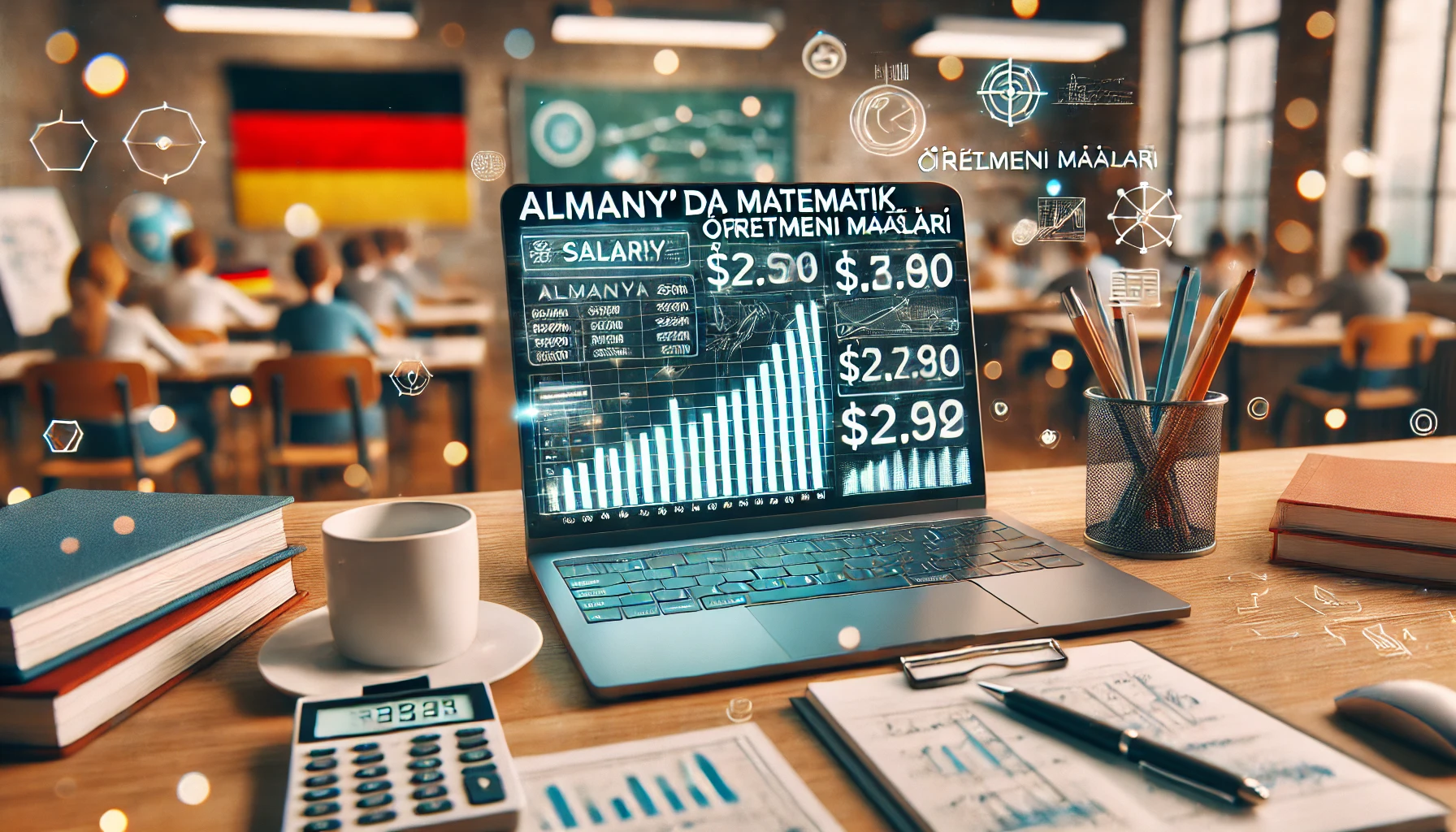 almanya'da matematik öğretmeni maaşları