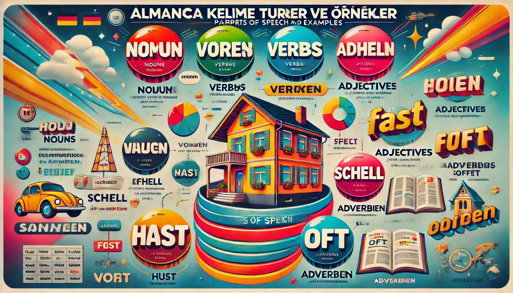 Almanca Kelime Türleri ve Örnekler