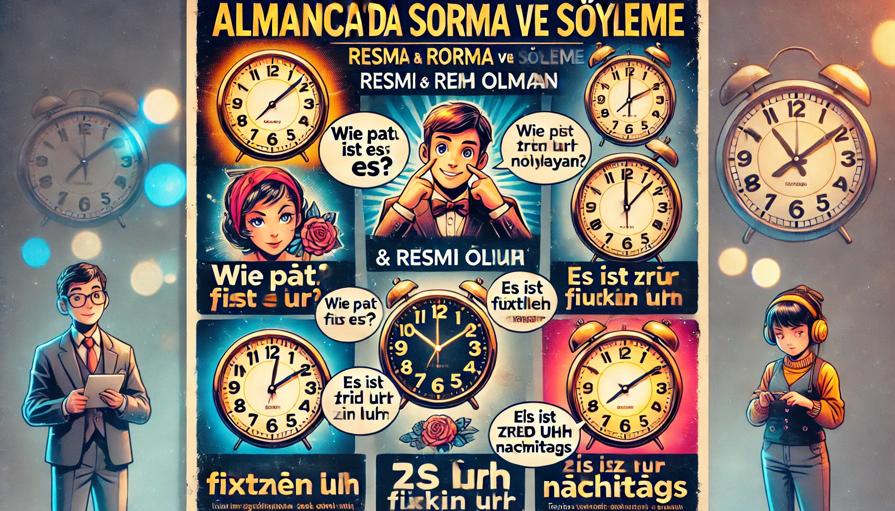 Almanca’da Saat Sorma ve Söyleme Rehberi (Resmi ve Resmi Olmayan)