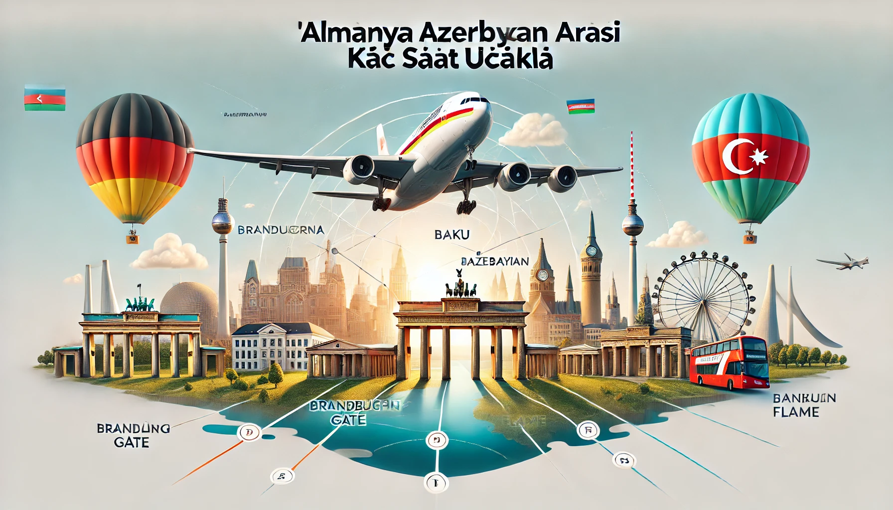 Almanya Azerbaycan Arası Uçakla Kaç Saat? Uçuş Bilgileri ve Rotalar