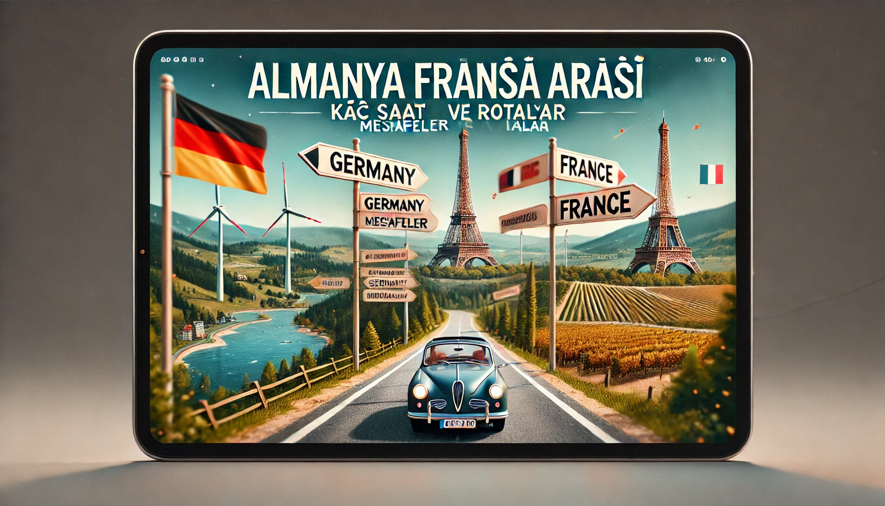 Almanya Fransa Arası Kaç Saat Arabayla? Mesafeler ve Rotalar