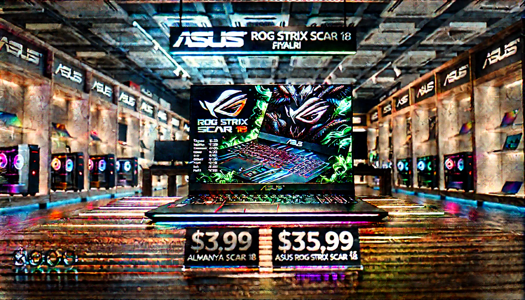 Almanya’da Asus ROG Strix Scar 18 Fiyatları ve Teknik Özellikleri