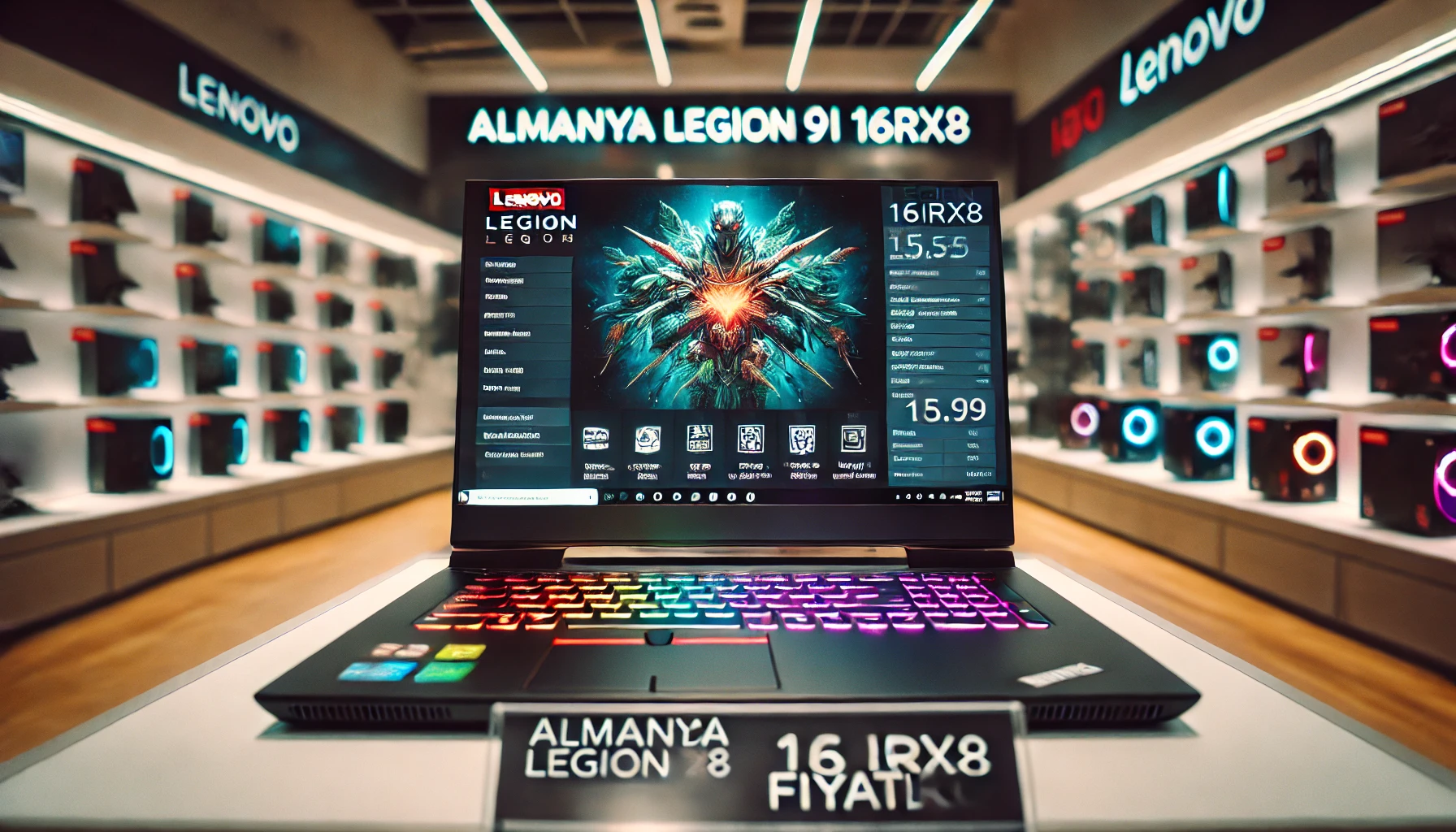 Almanya’da Lenovo Legion 9i 16IRX8 Fiyatları ve Teknik Özellikleri