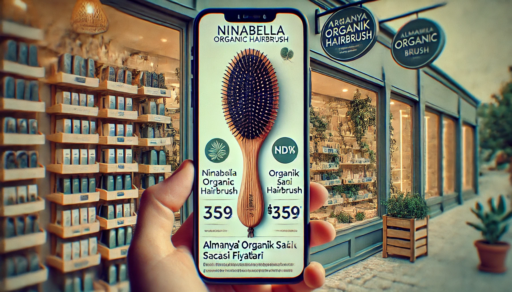 Almanya’da Ninabella Organik Saç Fırçası Fiyatları ve Özellikleri