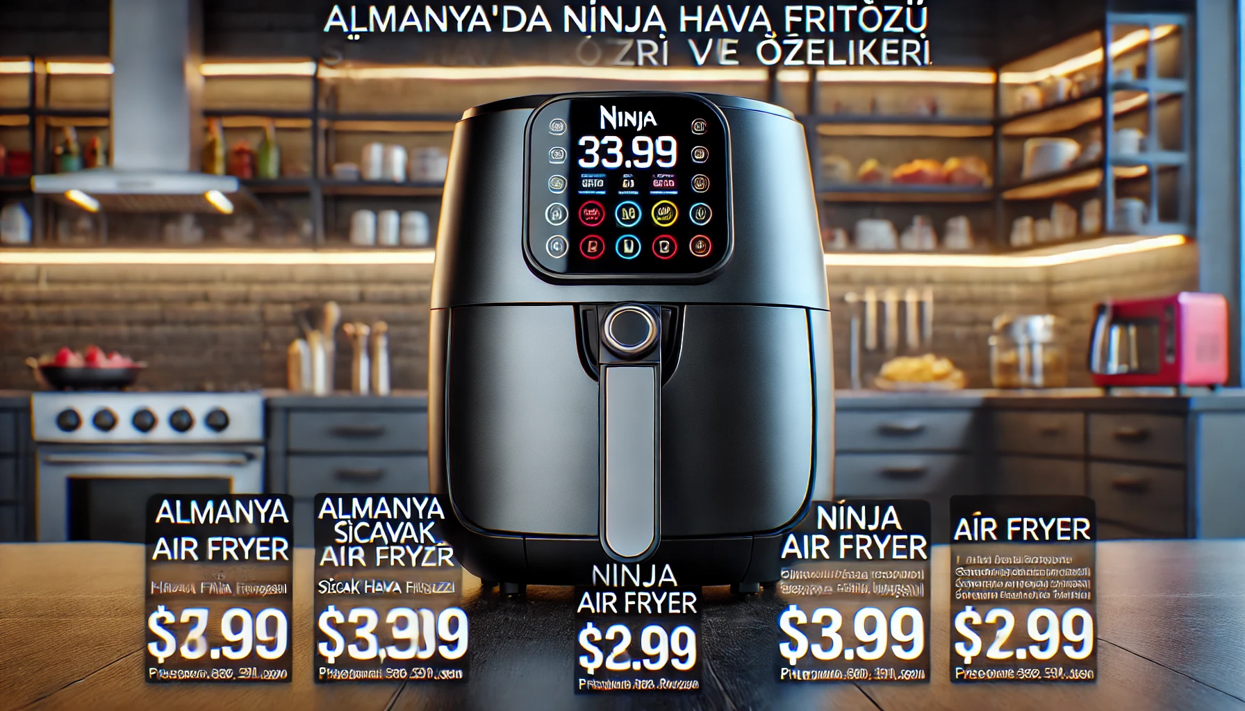 Almanya’da Ninja Sıcak Hava Fritözü Fiyatları ve Özellikleri