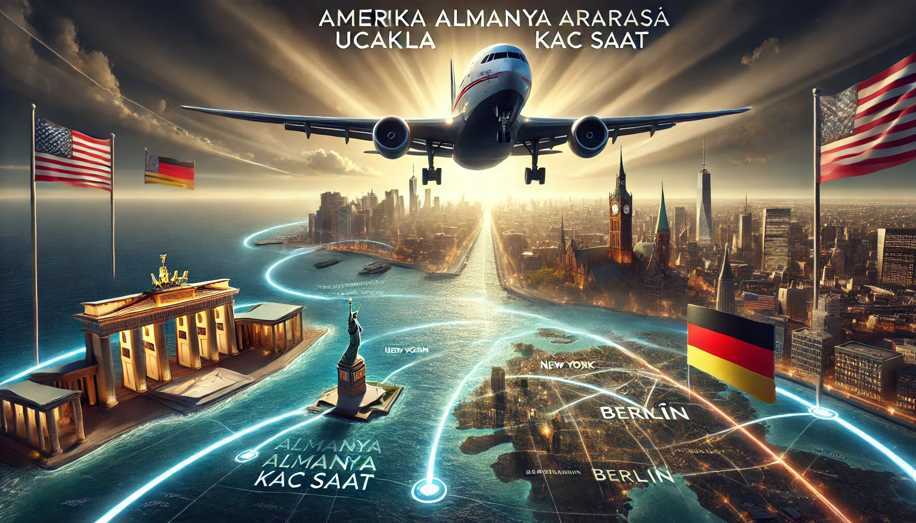 Amerika Almanya Arası Uçakla Kaç Saat? Detaylı Uçuş Bilgileri