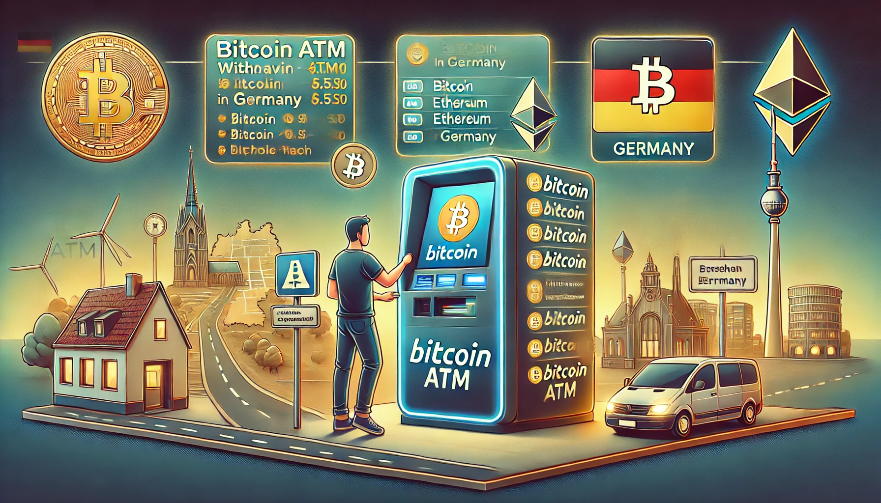Almanya’da Bitcoin ATM’leri: Kullanım Rehberi ve Bulunabilecek Yerler