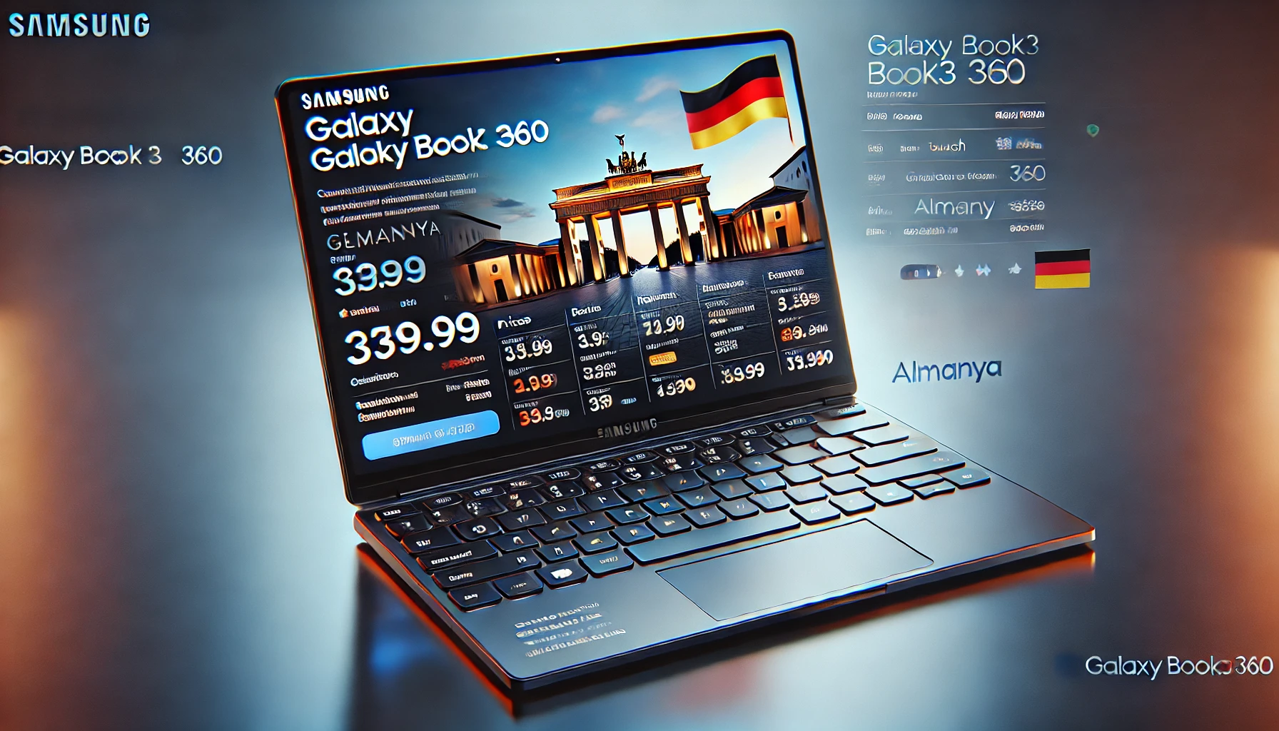 Almanya’da Samsung Galaxy Book3 360 Fiyatları: Detaylı İnceleme ve Satın Alma Rehberi