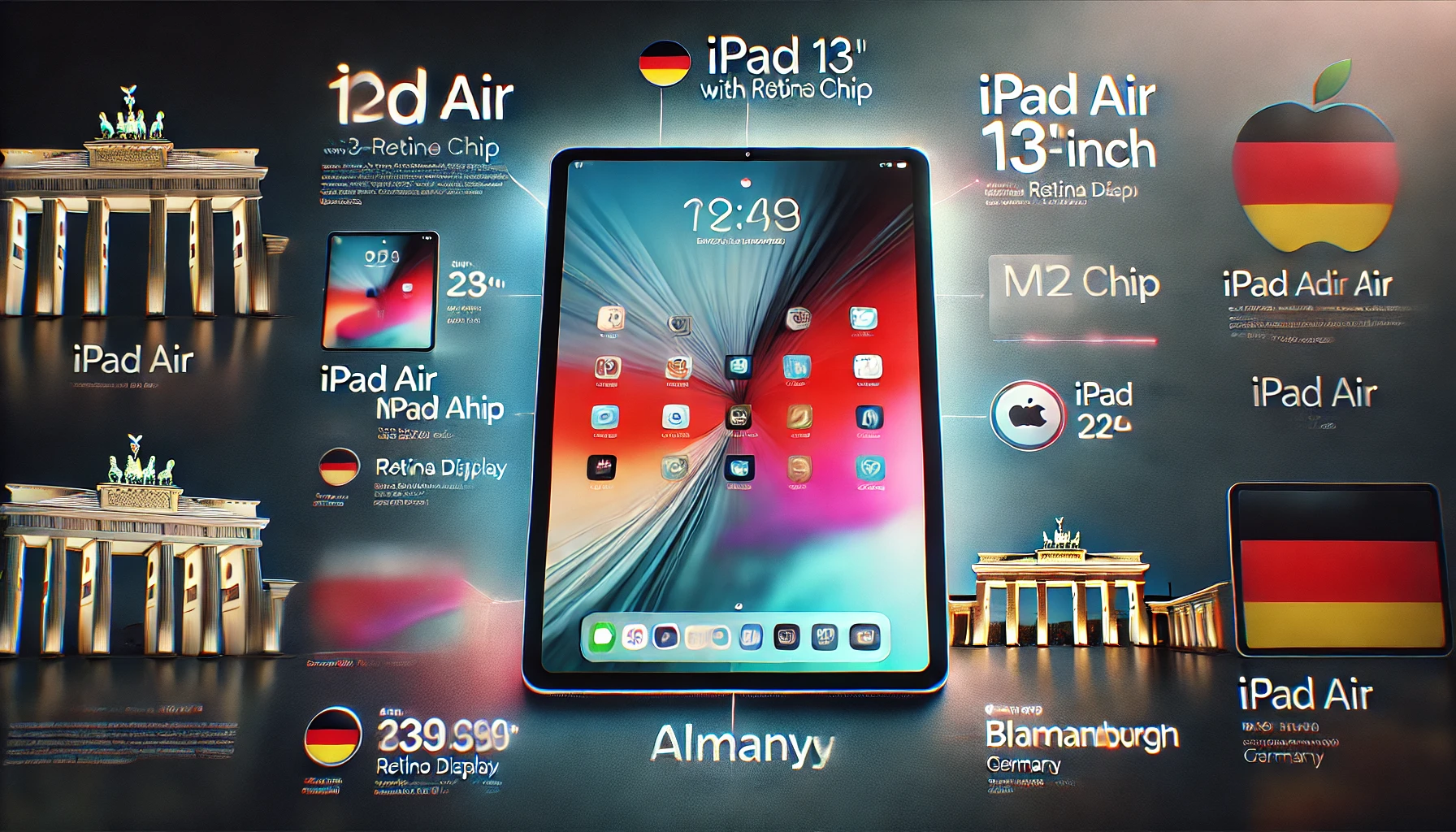 Almanya’da iPad Air 13 İnç M2 Fiyatları ve Özellikleri