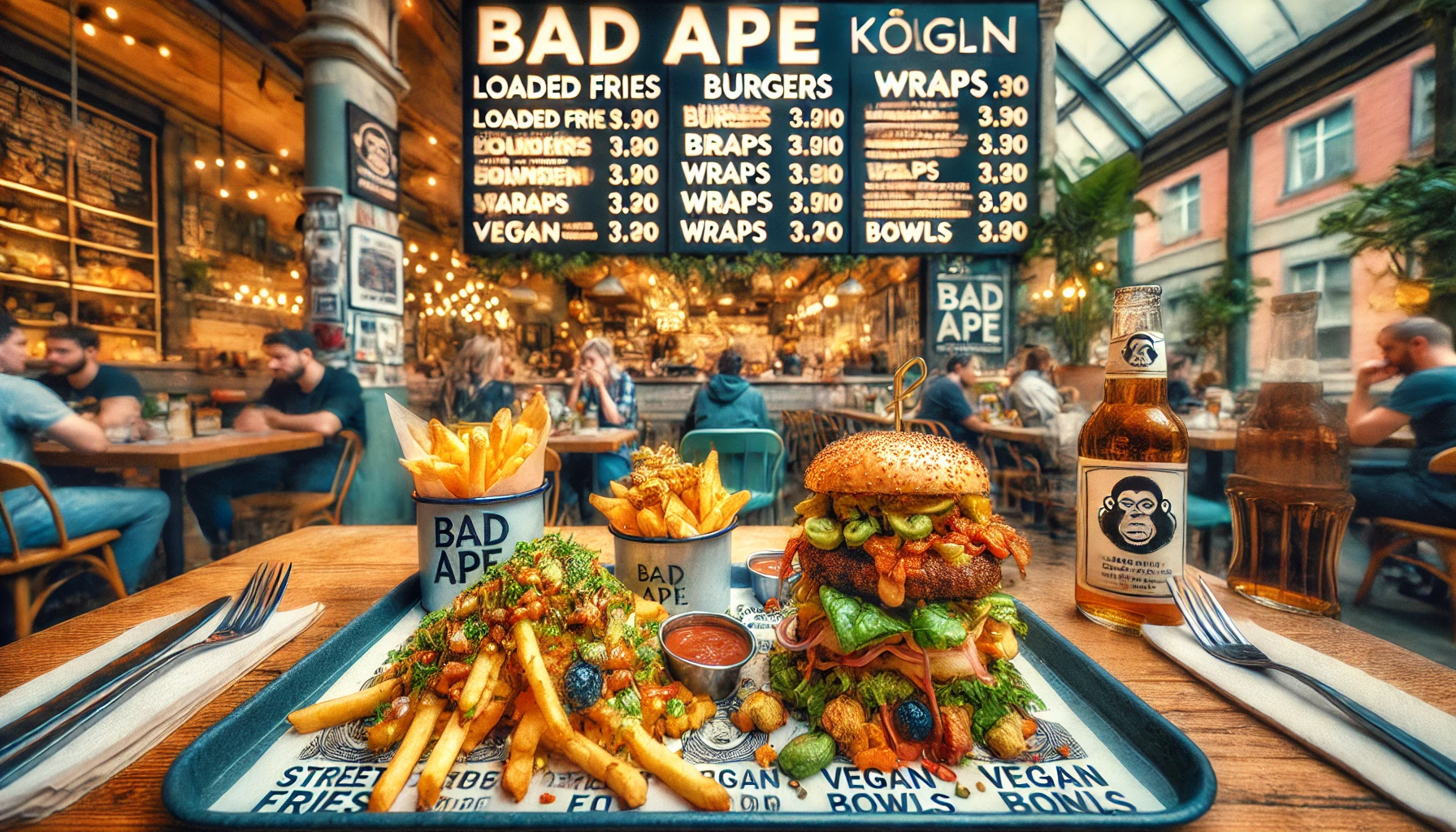 BAD APE Köln Menü Fiyatları ve Tam Menü: Hızlı ve Lezzetli Vegan Yemekler