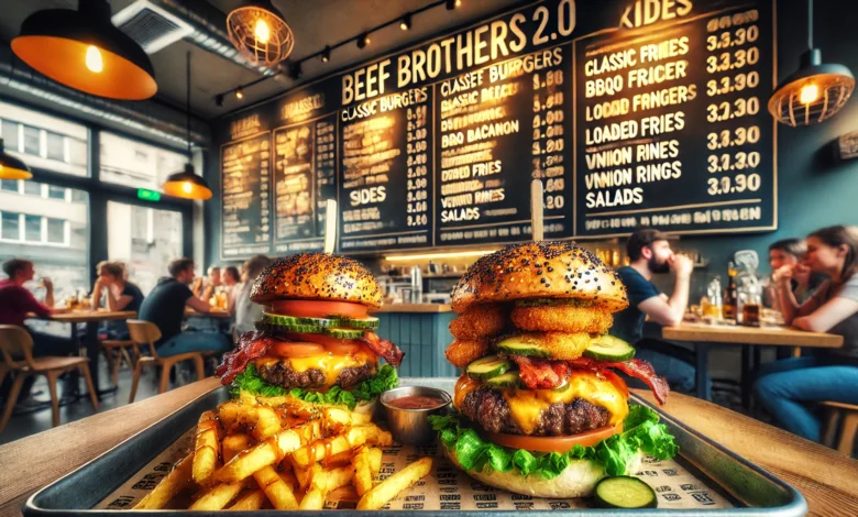 Beef Brothers Köln 2.0 Menü Fiyatları ve Tam Menü