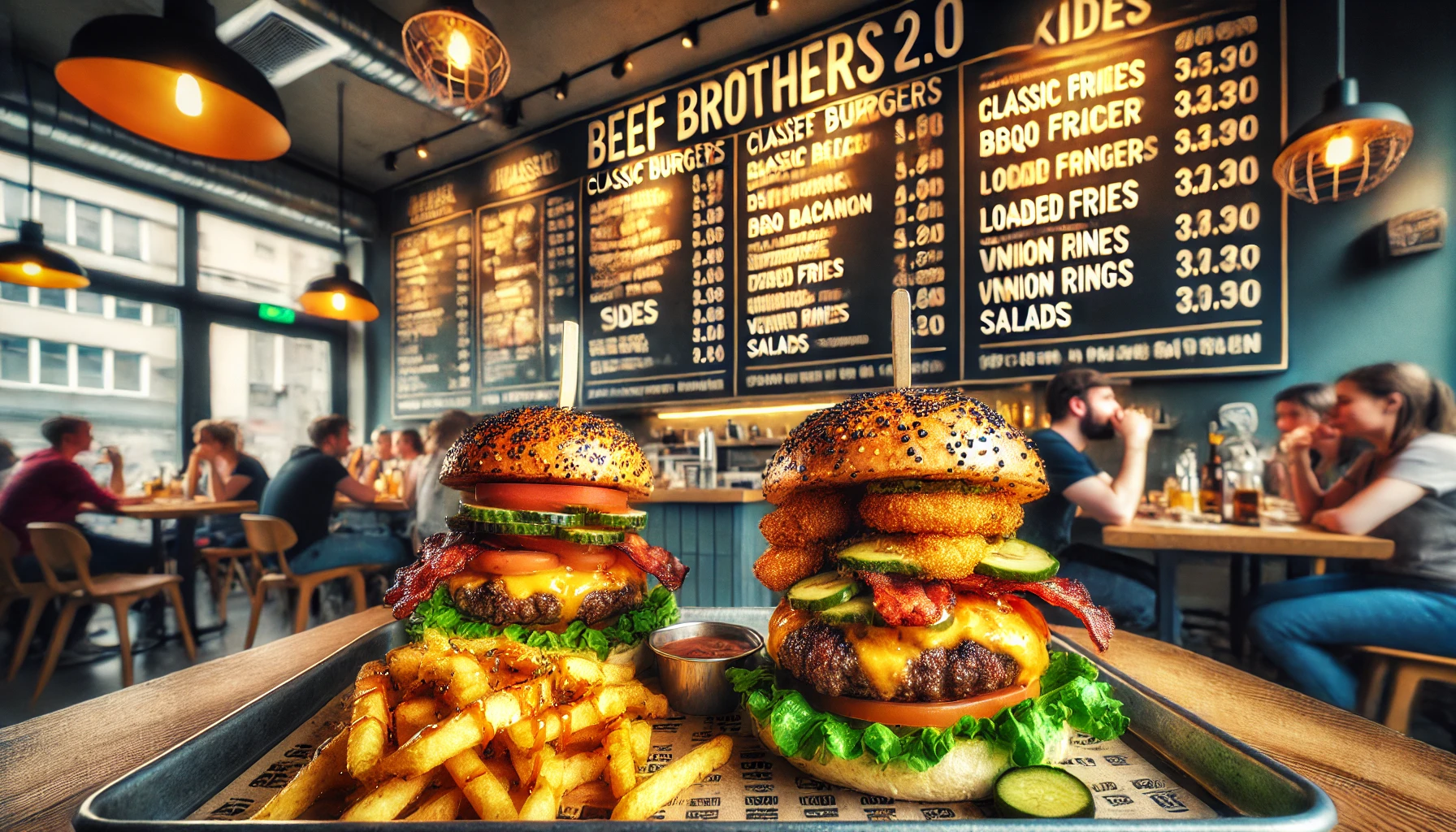 Beef Brothers Köln 2.0 Menü Fiyatları ve Tam Menü: Gurme Burgerler ve Lezzetli Atıştırmalıklar