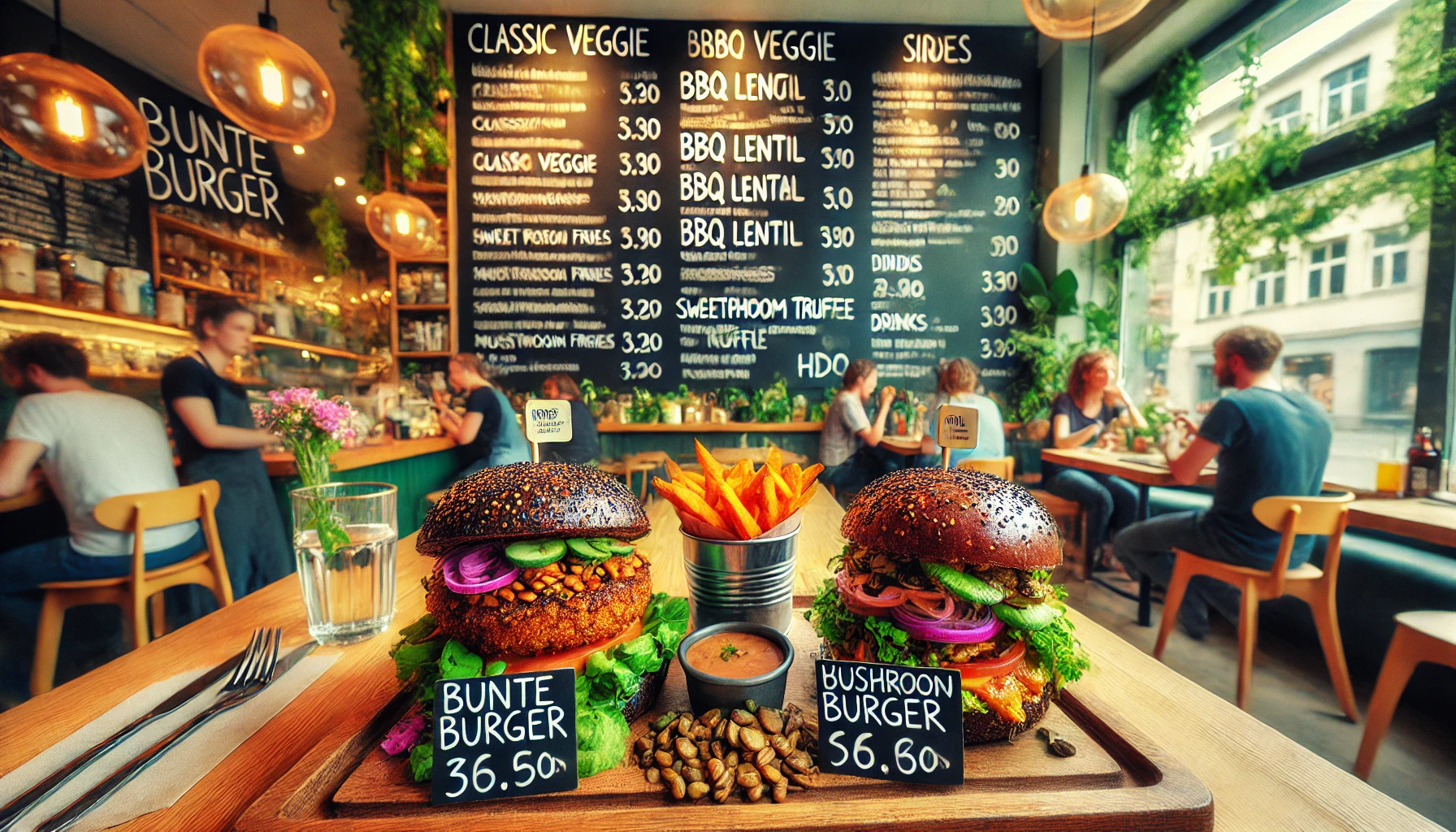Bunte Burger Köln Menü Fiyatları ve Tam Menü: Vegan Gurme Lezzetler