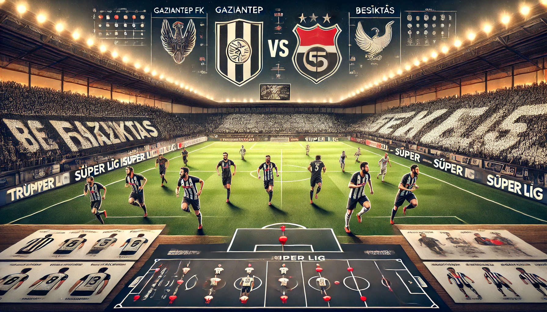 Gaziantep FK – Beşiktaş Maç Kadrosu ve Önemli Anlar: Trendyol Süper Lig Rehberi