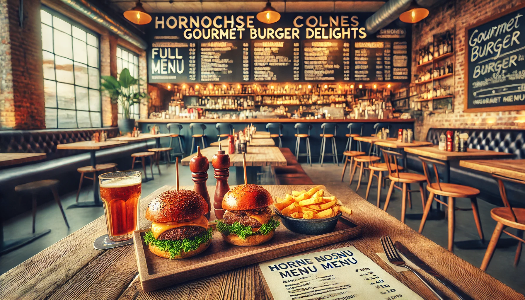 Hornochse Köln Menü Fiyatları ve Tam Menü: Gurme Burger Lezzetleri