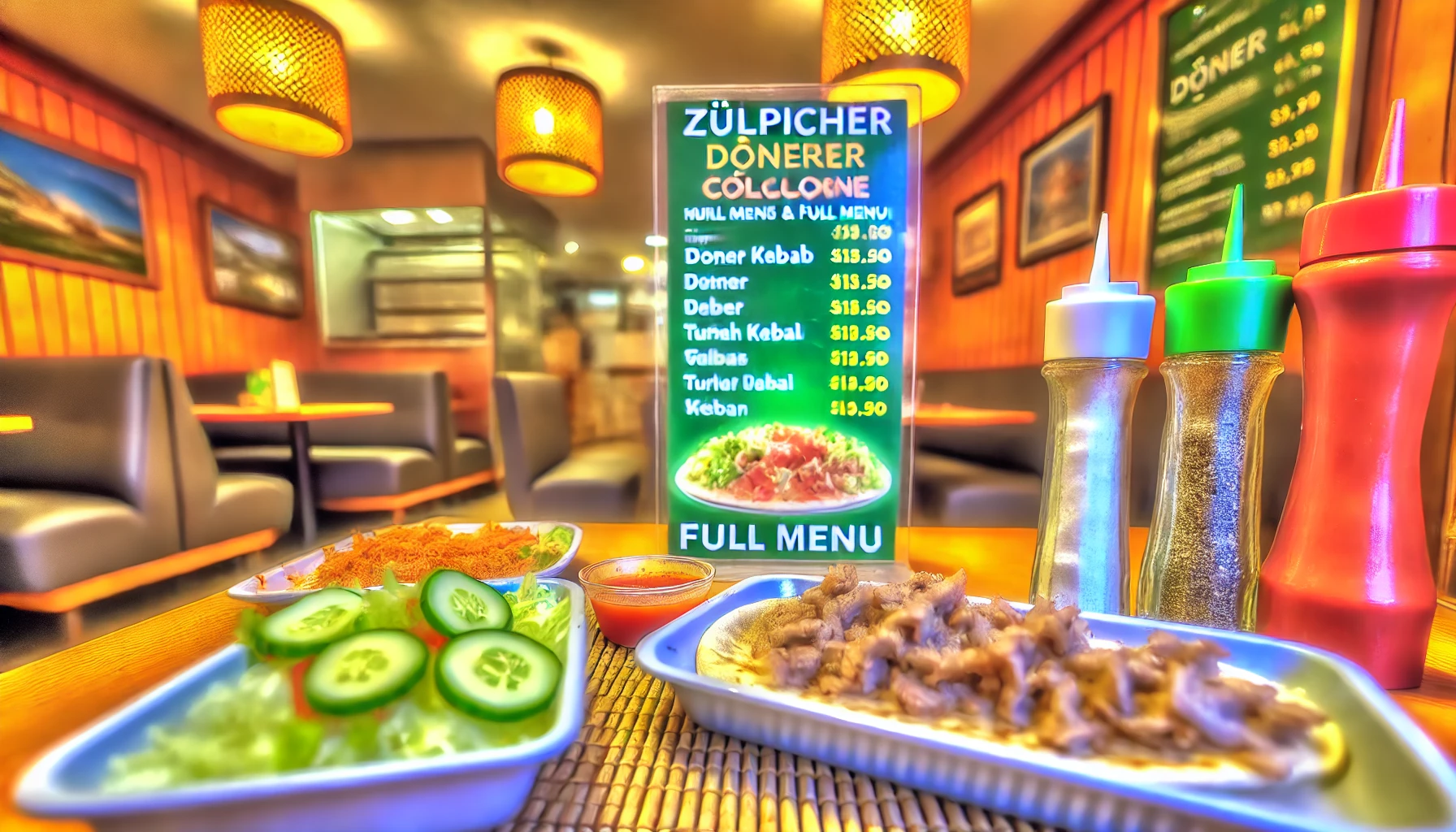Zülpicher Döner Köln Menü Fiyatları ve Tam Menü: Lezzetli Türk Döneri ve Kebap Çeşitleri
