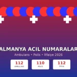 Almanya Acil Numaralar: Ambulans, Polis ve İtfiye Rehberi 2026