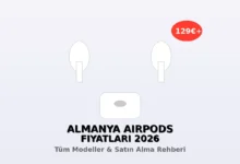 Almanya AirPods Fiyatları 2026 - Tüm Modeller