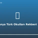 Almanya Türk Okulları Rehberi 2026: Okul Türleri, Başvuru ve Eğitim Sistemi