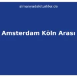 Amsterdam Köln Arası Kaç Saat ve Km? 2026