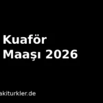 Almanya Kuaför Maaşı 2026