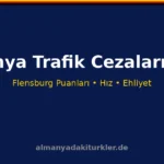 Almanya Trafik Cezaları Listesi 2026: Tüm Cezalar, Tutarlar ve Puanlar
